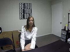 Spying on Harvard grad Molly Manson getting fucked 😏