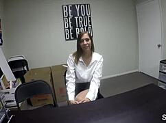 Spying on Harvard grad Molly Manson getting fucked 😏