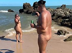Fucking Paty Bumbum's Ass on Tambaba Beach for Naturists! 🏖️