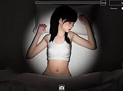 hey, check this hentai game with step sister sleeping over!