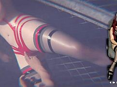 גברת דנוורס מפגש קולג' סוער עם ציצים גדולים וקוספליי