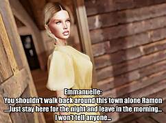 Emmanuelle conducts an interview with count dickcula in a promo