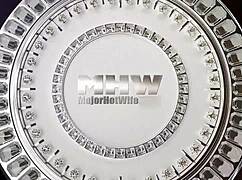 look at exotic brunette kandy love taking a hot facial from rome major's big cock