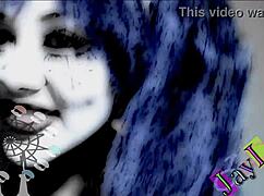 asian clown performs a strip show on jaylainc com