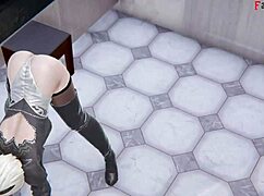 watch this 3d hentai couple fuck passionately in the shower with see-through clothes