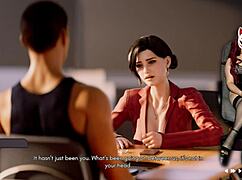 גברת דנוורס מפגש קולג' סוער עם ציצים גדולים וקוספליי