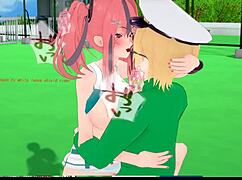 3D Koikatsu Bremerton on the roof scene