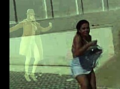 eu filmando minha amiga linda e gostosa, clothes ripped in lesbian striptease