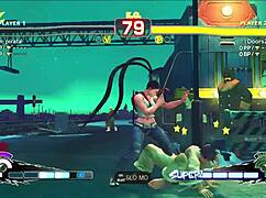 novinha ninja practicing karate with her student on the street