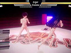 Hey, check out this lesbian battle with fingering and anal action