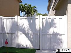 Muslim girl seduced by neighbor for hardcore doggystyle. Watch her bent over, sucking and fucking in raw action.