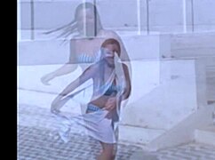 eu filmando minha amiga linda e gostosa, clothes ripped in lesbian striptease