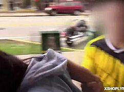 Security Guard Punishes Sexy Shoplifter Allie Addison with Big Cock