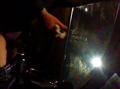 alone time jerking off cock in public car