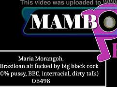 Maria takes big black cock anal deep?
