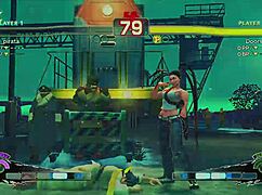 Novinha ninja öğrenciyle sokakta karate çalışıyor