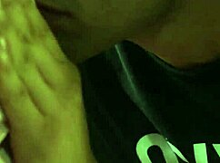 I can’t resist this hot ebony babe with natural tits getting face fucked