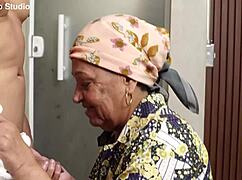 real 72 years old bbw mom gets deep ass fucked hard