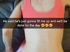 I-I got this real snapchat fuck compilation where cheating wife Richelle Rose begs for creampies