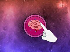 Brain button says, 'Let me mesmerize you with my fingersnaps'