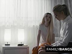 Wow! School teen 18+s Anny Aurora and Kenzie Reeves in wild evening fuck!