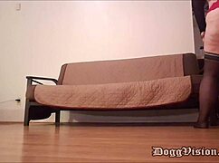 Pizza Man Delivers Bareback Creampie to Big Butt Cougar Milf.