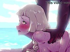 Lillie Fucks Hard at the Beach