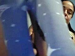 petite girl plays with pussy