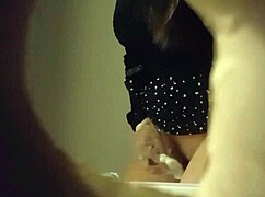 Hidden Cam Catches Sexy Babe in White Panties Peeing Through Toilet Wall Hole