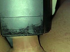 lovense solace toy used for cumshot by stranger