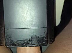 lovense solace toy used for cumshot by stranger