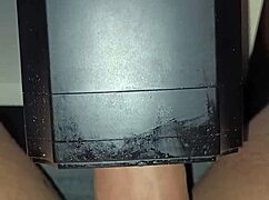 lovense solace toy used for cumshot by stranger