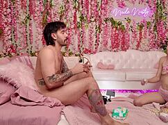 della cate visits nade nasty for backstage fun