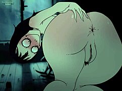 terrible momo picked a guy for the night in hentai parody. he freaked out but still banged her!