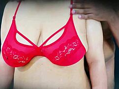 Sexy Big Boobs Aunty In Romance? Indian Milf Tease