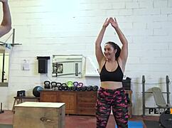 A Little 18+ Exercise Before a Good Fuck is Never Bad. Busty Gigi Lust Has Sex with Her Coach.