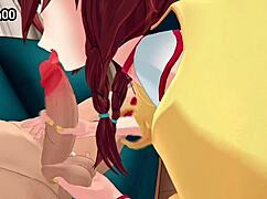 Who wants vtuber blowjobs in this hentai compilation?