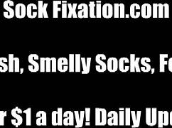 Detailed View Of High Heels And Nylons In Fetish Scene