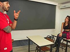 When I get home late, I meet a new teacher in the classroom