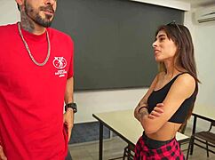 When I get home late, I meet a new teacher in the classroom