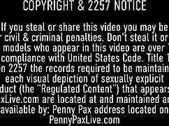 sexy nerd penny pax fingers twat for cum