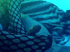 Sexy Footjob With Nylon Legs And Leggings.