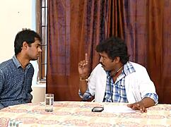 Chubby Indian Aunt Kisses Mother In Law