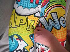 Caught Stepsister Masturbating, Then Fucked Her Tearing Leggings