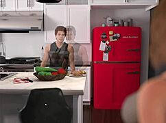 In this intense scene, he facefucks his mature mother-in-law milf hard