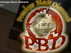 Penelope Black Diamond teases in a sexy outfit with anal toys