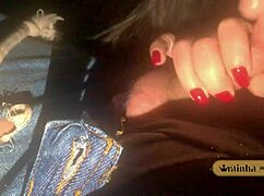 Wife Gives Husband Hot Blowjob Inside Cinema