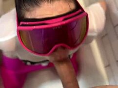 yo, ready for dickflash bathroom adventure part 2 with cum on face?