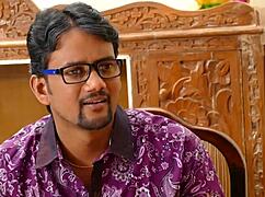 Chubby Indian Aunt Kisses Mother In Law