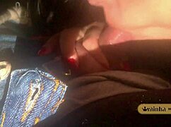 Wife Gives Husband Hot Blowjob Inside Cinema